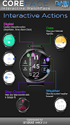 برنامه‌نما Core Face HD Watch Face عکس از صفحه