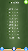 Math Tables Audio imagem de tela 5