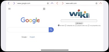 برنامه‌نما BrowserX2: 2 Browsers at Once عکس از صفحه