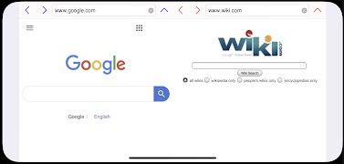 برنامه‌نما BrowserX2: 2 Browsers at Once عکس از صفحه