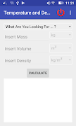 Temperature and Density Calcul screenshot 4