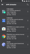 برنامه‌نما APK Extractor - Dark Theme عکس از صفحه