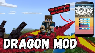 Dragon Mod For Minecraft PE पोस्टर