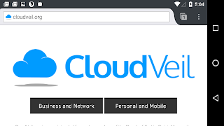 برنامه‌نما CloudVeil Blue عکس از صفحه
