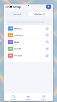Mini Shift Planner скриншот 1
