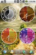Androidlet Clock Widget poster