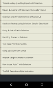 Selenium tutorial Pro capture d'écran 2