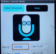 برنامه‌نما Arduprofe Control Voice عکس از صفحه