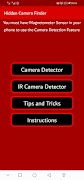 Hidden Camera Finder - Microphone Detector تصوير الشاشة 1