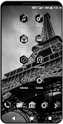 BlacknWhite Teması Ekran Görüntüsü 1