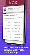 All Maths Formulas Learn Maths স্ক্রিনশট 3