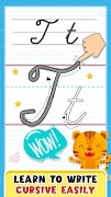 Learn Cursive Writing Practice syot layar 3
