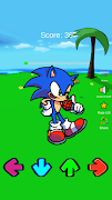 FNF SONIK.RUSH Mod Test captura de pantalla 1