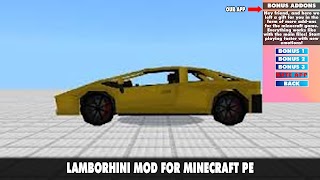 Lamborghini Mod for Minecraft screenshot 3