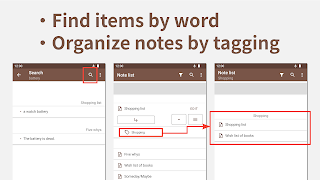 DrillDown, brainstorm outliner screenshot 2