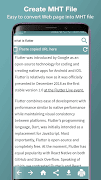 Mhtml reader: mht to pdf imagem de tela 2