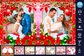 Romantic Love Dual Photo Frame 海报