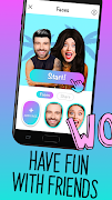 برنامه‌نما Faces: funny face changer عکس از صفحه