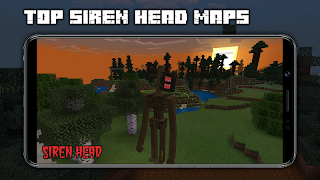 Siren Head Maps & Mods for MCPE Affiche