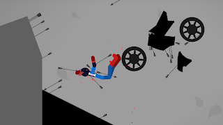 2 Schermata Fly Stickman Dismounting