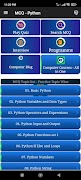 Python MCQ Programs Interview ảnh chụp màn hình 2