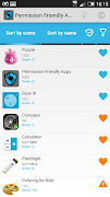 برنامه‌نما Permission Friendly Apps عکس از صفحه