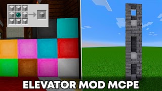Elevator Mod MCPE Poster