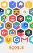 Hexa Icon Pack : Hexagonal اسکرین شاٹ 4