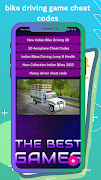 برنامه‌نما Bike Driving Cheat Code 2023 عکس از صفحه
