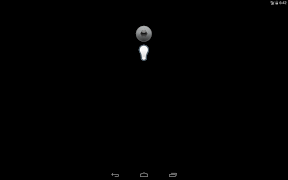 Flashlight: tiny, simple poster