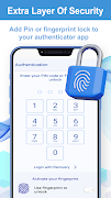 برنامه‌نما 2FA Authenticator for samsung عکس از صفحه