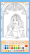 Princess Coloring Game screenshot 2