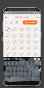Skull Keyboard Theme ảnh chụp màn hình 4