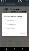 Bluetooth Position Tracker screenshot 1