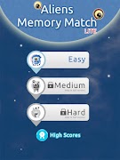Aliens Memory Match Lite screenshot 5