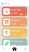 Hello Lines - relaxing games الملصق