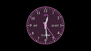 Analog Clock Wallpaper 截图 1