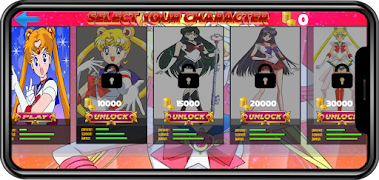Sailor Moon Game 3D screenshot 1