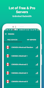 Canada VPN - Secure Safe Proxy স্ক্রিনশট 2
