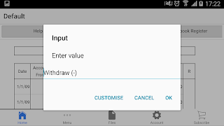 Custom Checkbook Pro capture d'écran 3