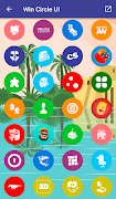Win Circle - Icon Pack スクリーンショット 4