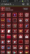 LC Carbon Red Theme ภาพหน้าจอ 3