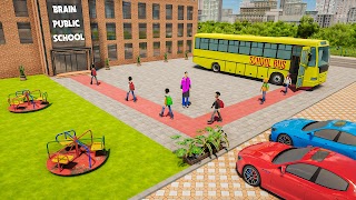School Bus Driving Games 3D اسکرین شاٹ 1
