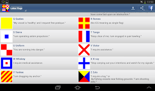 برنامه‌نما Nautical Flags عکس از صفحه