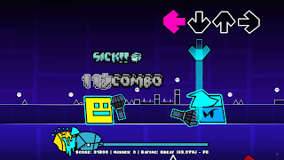 FNF Geometry In Friday Night screenshot 1