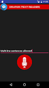 Orator (Text Reader) اسکرین شاٹ 2