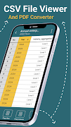 برنامه‌نما CSV Viewer – CSV Editor عکس از صفحه