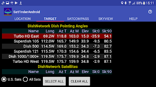 SatFinderAndroid screenshot 1