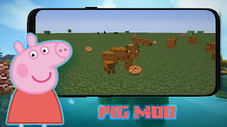 Pig mod for Minecraft PE imagem de tela 1