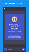 AI Java Code Generator Poster